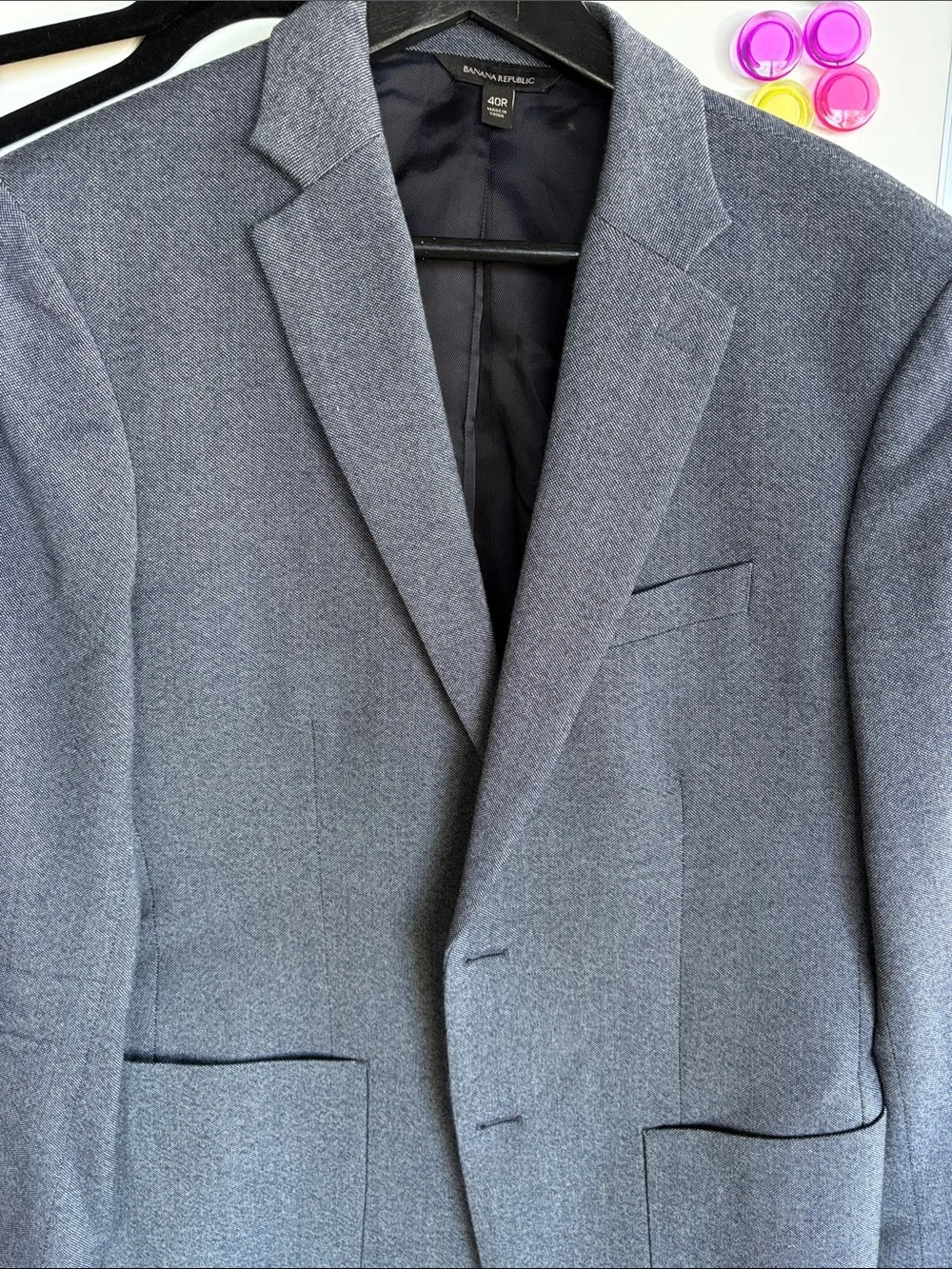Banana Republic Men's Heather Gray Sport Coat